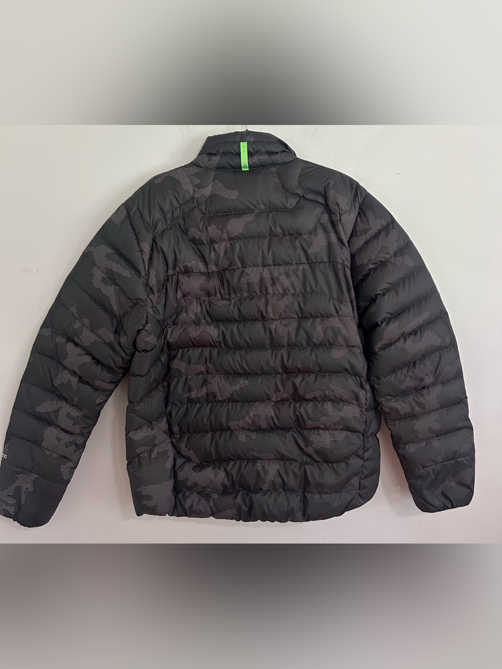 Polo Ralph Lauren Sport 750 Fill Down Jacket Black Camo Puffer Mens XL Warm - Picture 5 of 12